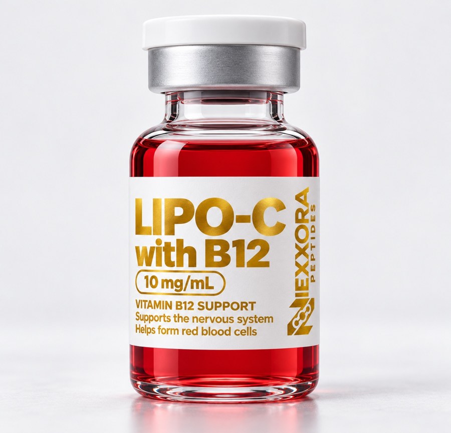Vial NEXXORA PEPTIDES LIPO-C with B12 10 mg/mL