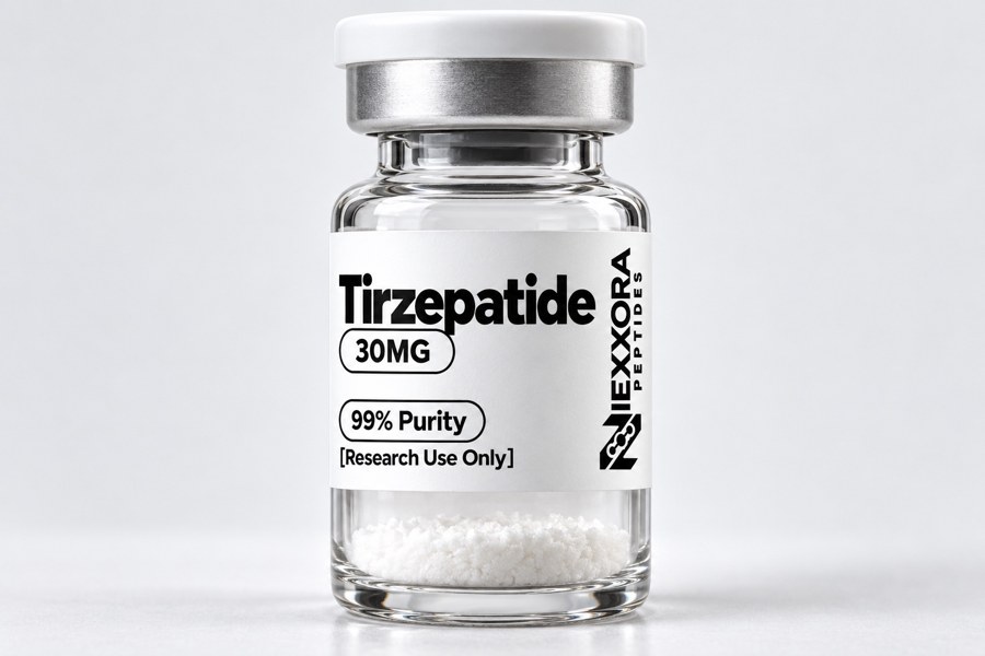 Vial NEXXORA PEPTIDES Tirzepatide 30 mg